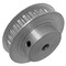 B&B Manufacturing 28XL025-6FA3, Timing Pulley, Aluminum, Clear Anodized,  28XL025-6FA3 - alternate 1